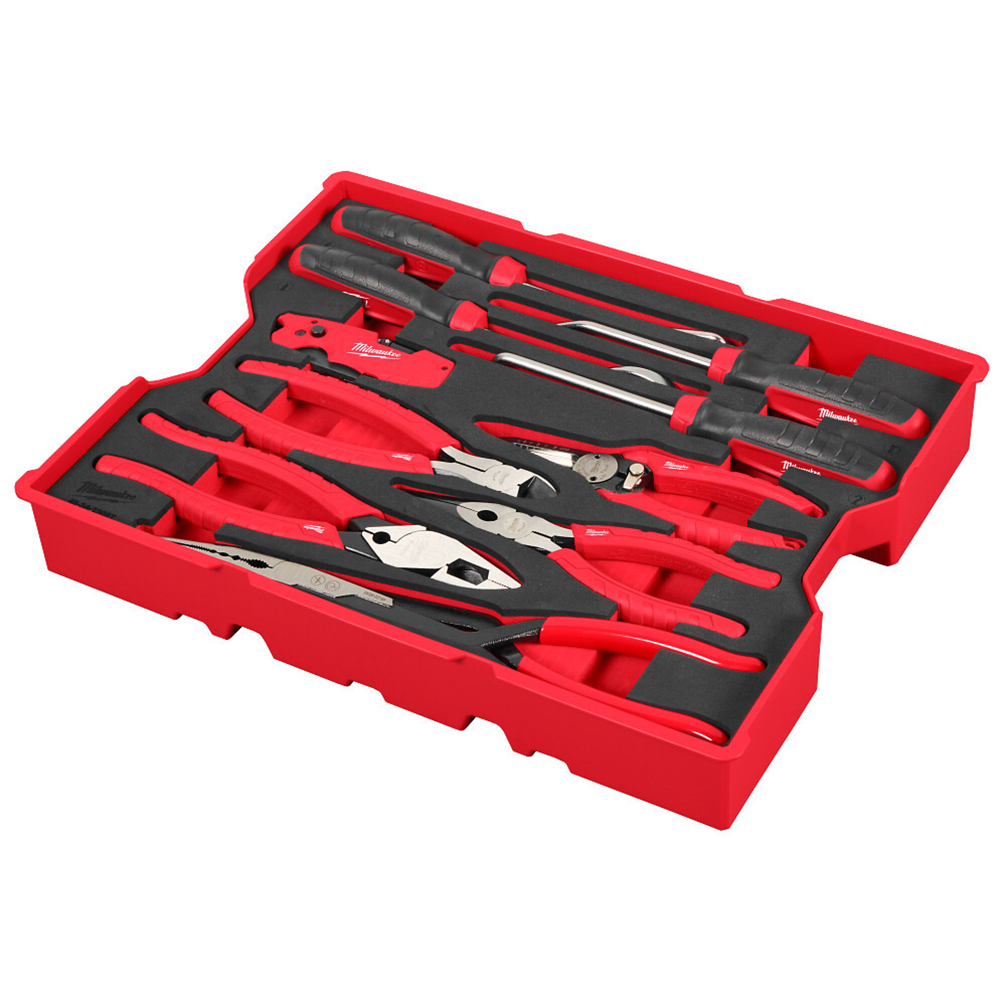 Milwaukee, 10pc. Pliers & Pick Set with Tray for PACKOUT™, Model# 48-22-0159)